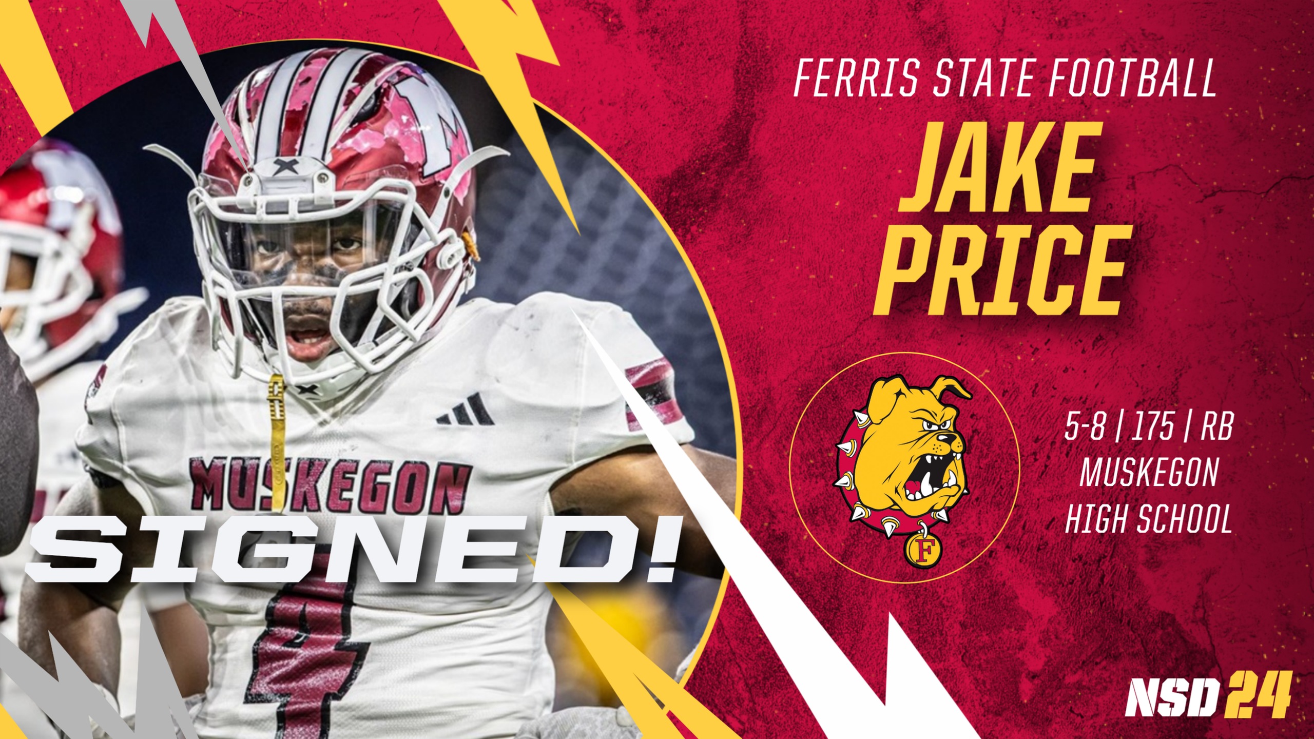 2024 Ferris State Football Signee: Jake Price