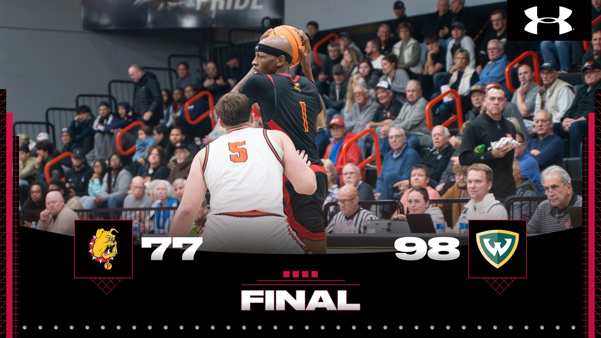 Ferris State Men's Basketball Falls To Wayne State In Motor City Matchup