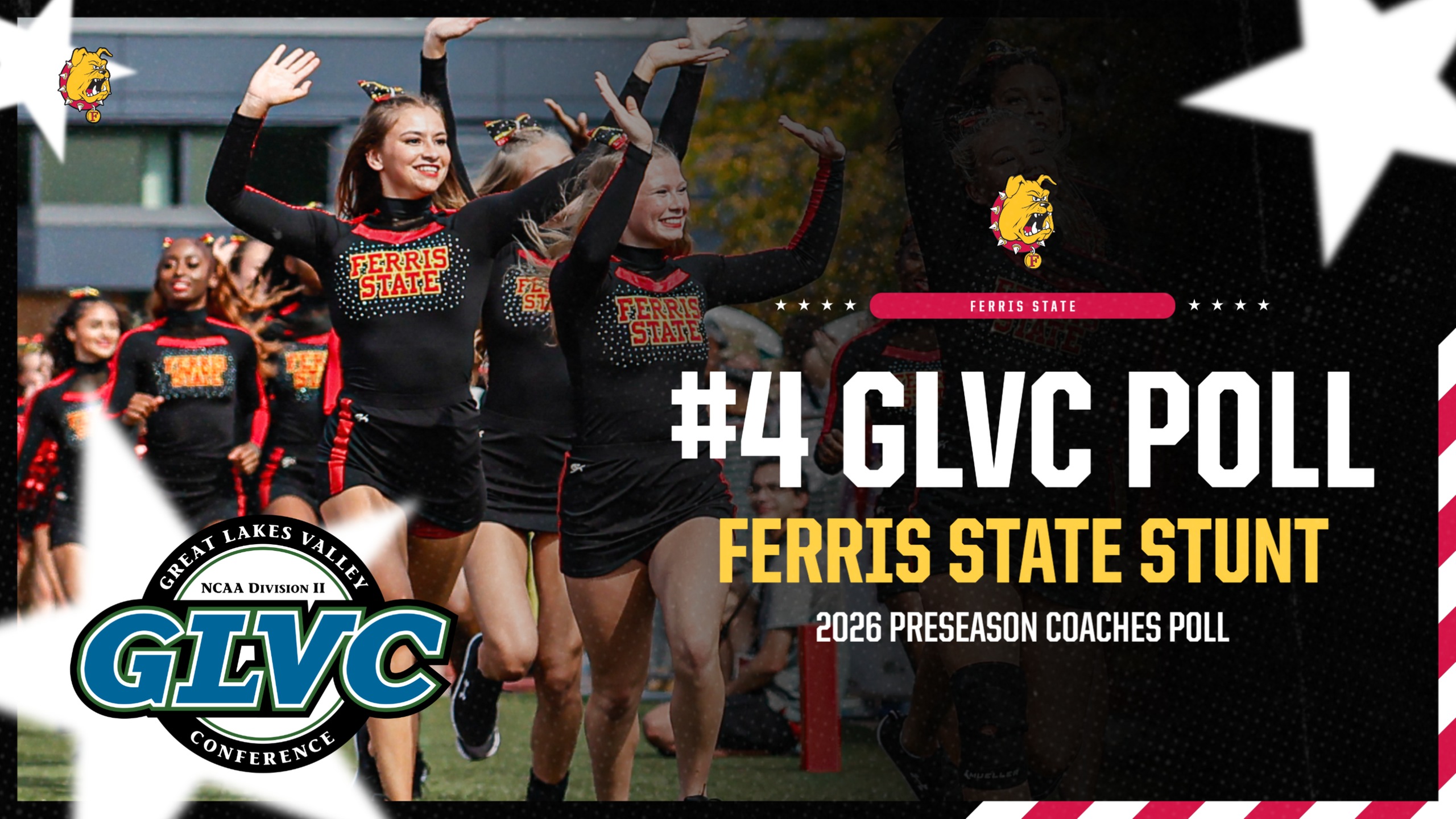 Ferris State Picked Fourth In 2026 GLVC STUNT Preseason Coaches Poll