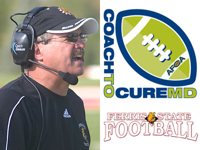 FSU head coach Jeff Pierce and his staff will help support the "Coach to Cure MD" cause