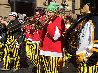 The MTU Pep Band will perform at the "Battle At The Ballpark" (Photo courtesy techhockey.blogspot.com)