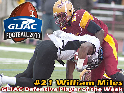 FSU's Miles Picks Up GLIAC Weekly Recognition