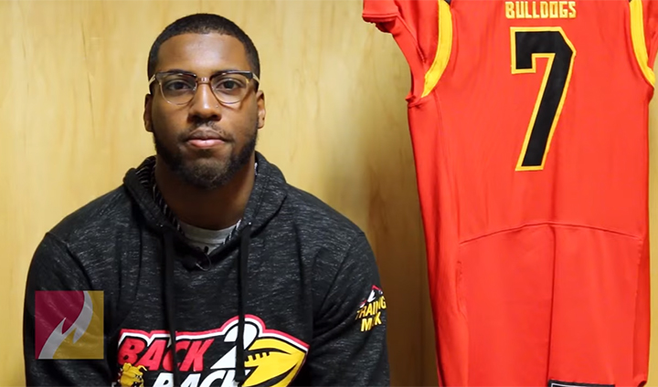 WATCH: Ferris State Outstanding Graduate & Two-Sport Athlete Damonta Madden