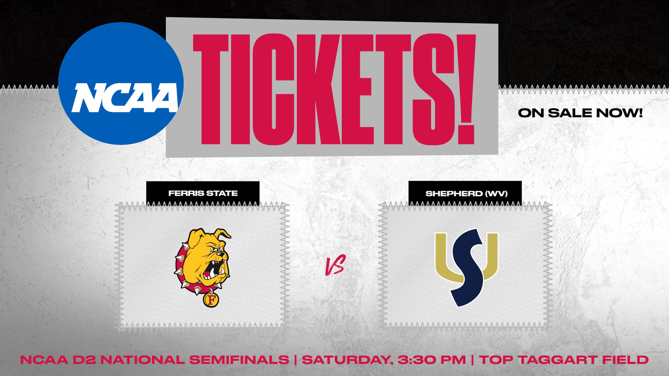 Tickets On Sale For Saturday's NCAA National Semifinal Game At Top Taggart Field