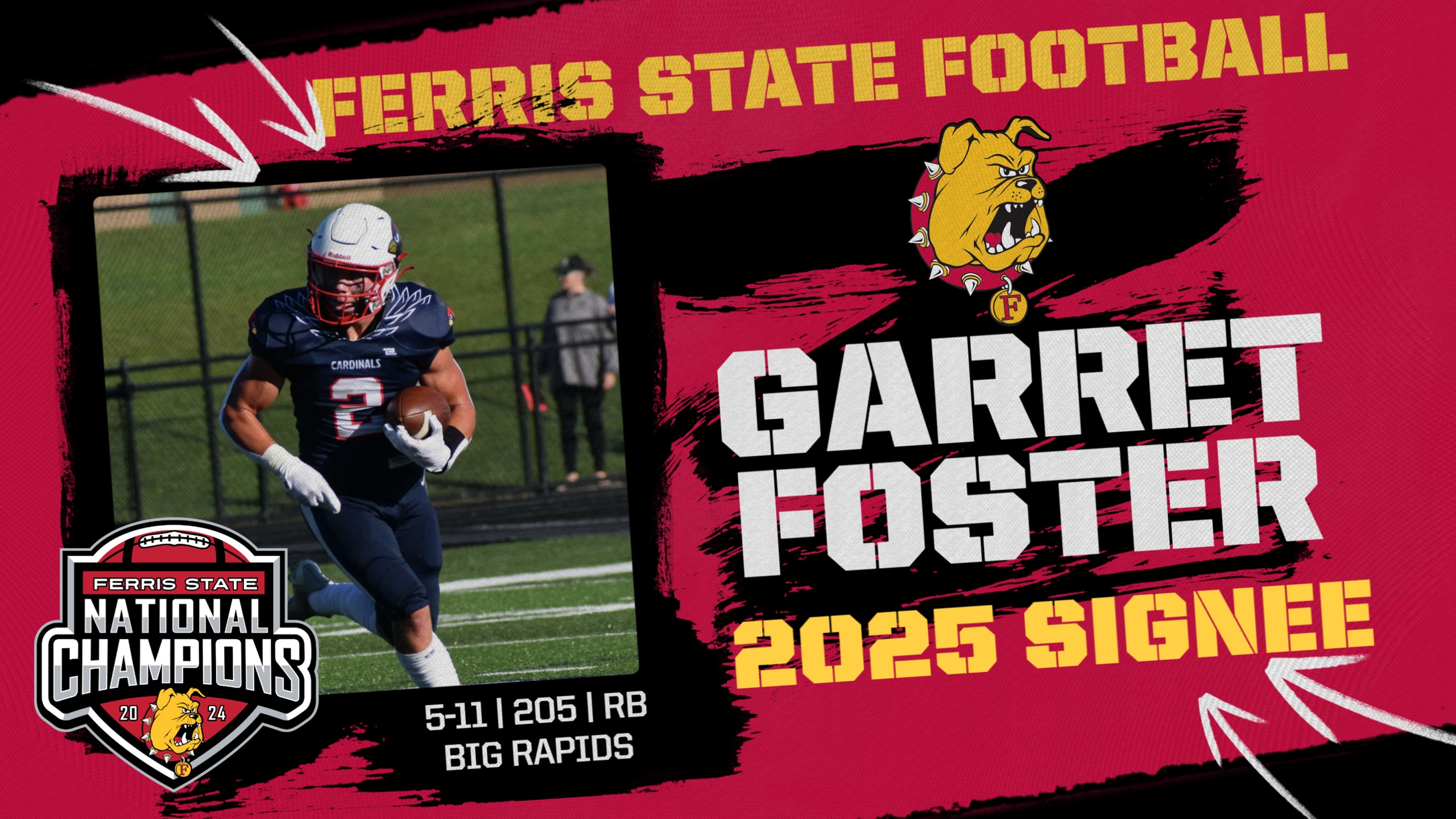 2025 Ferris State Football Signee: Garret Foster