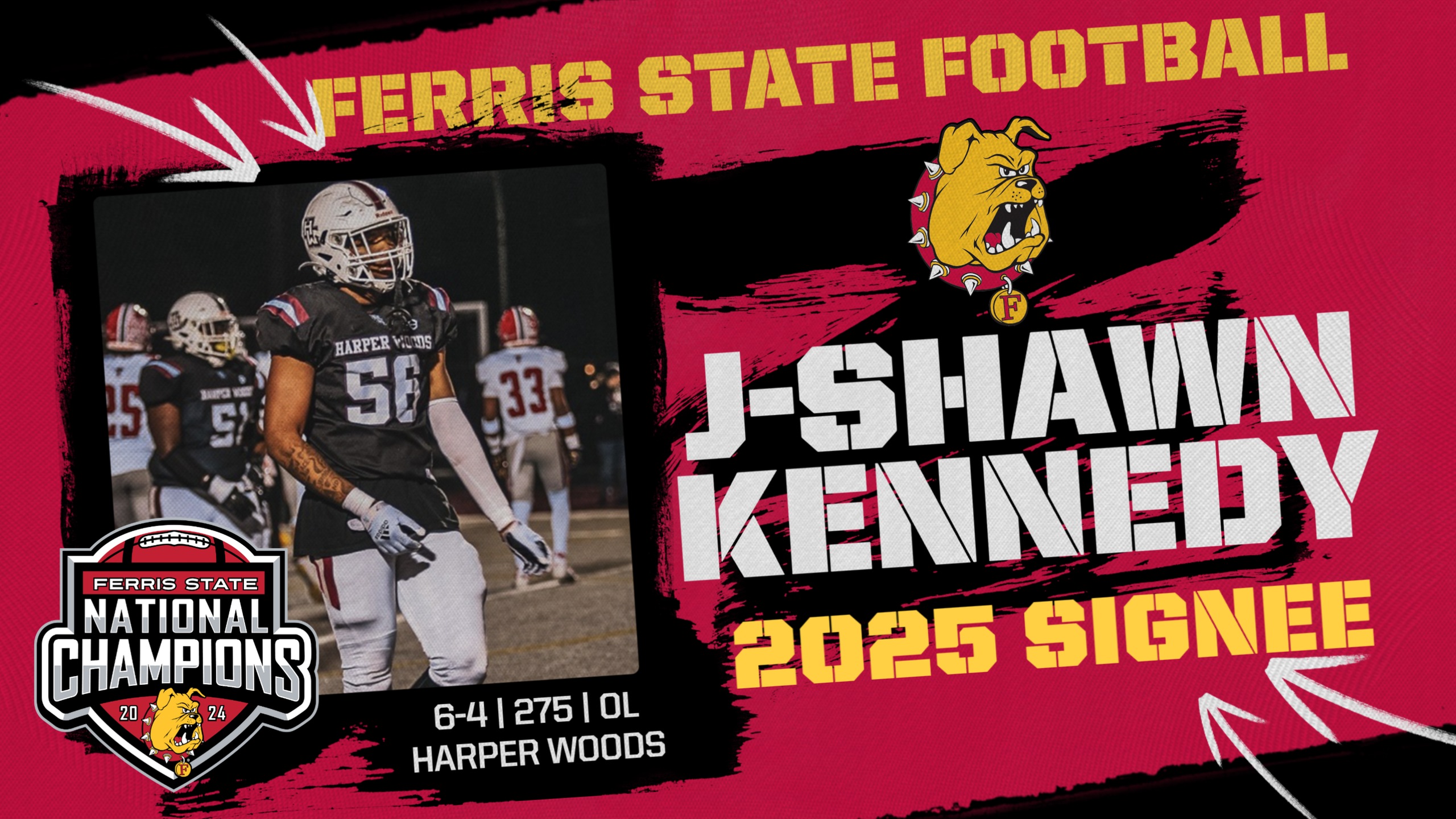 2025 Ferris State Football Signee: J-Shawn Kennedy