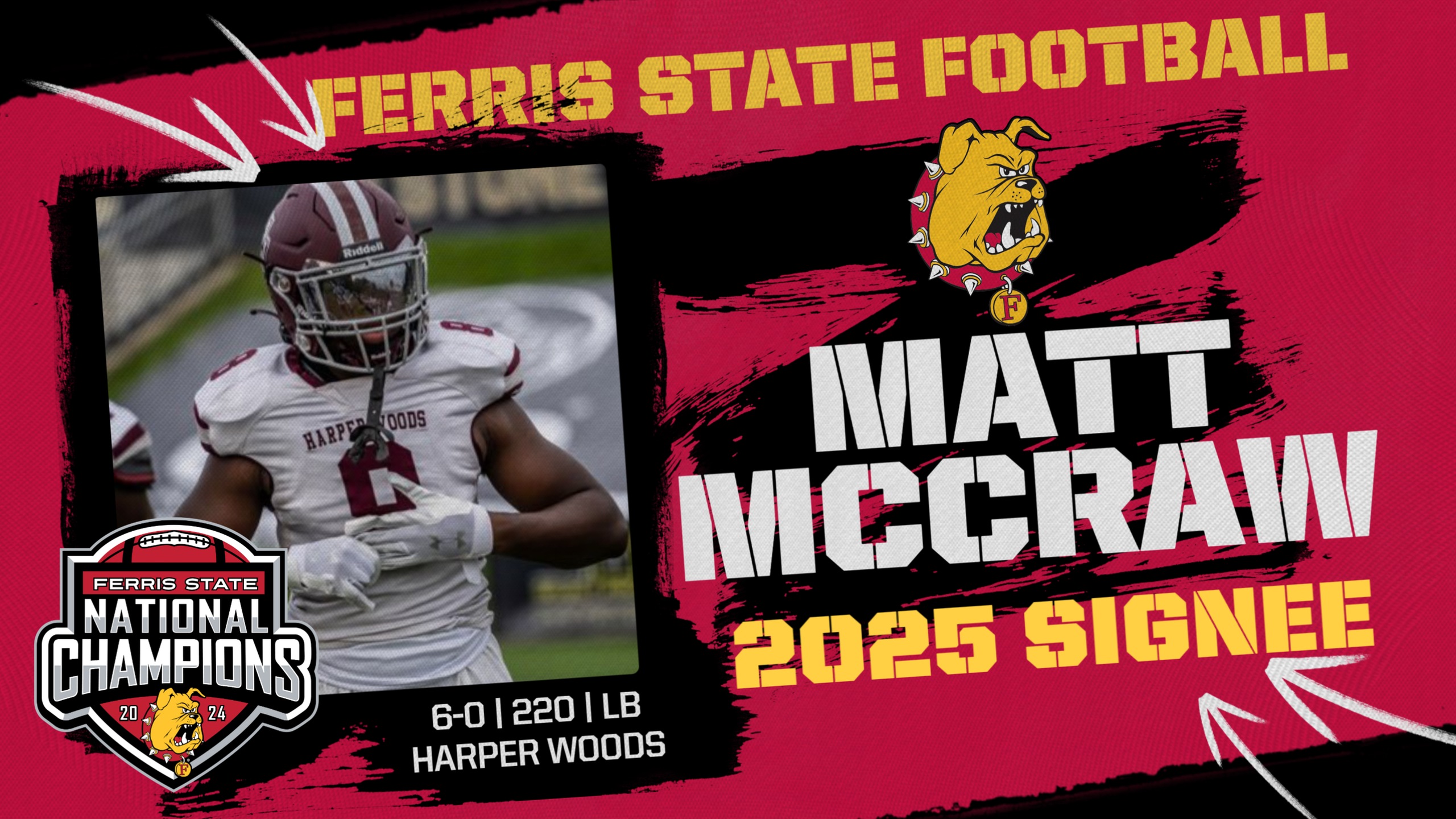 2025 Ferris State Football Signee: Matt McCraw