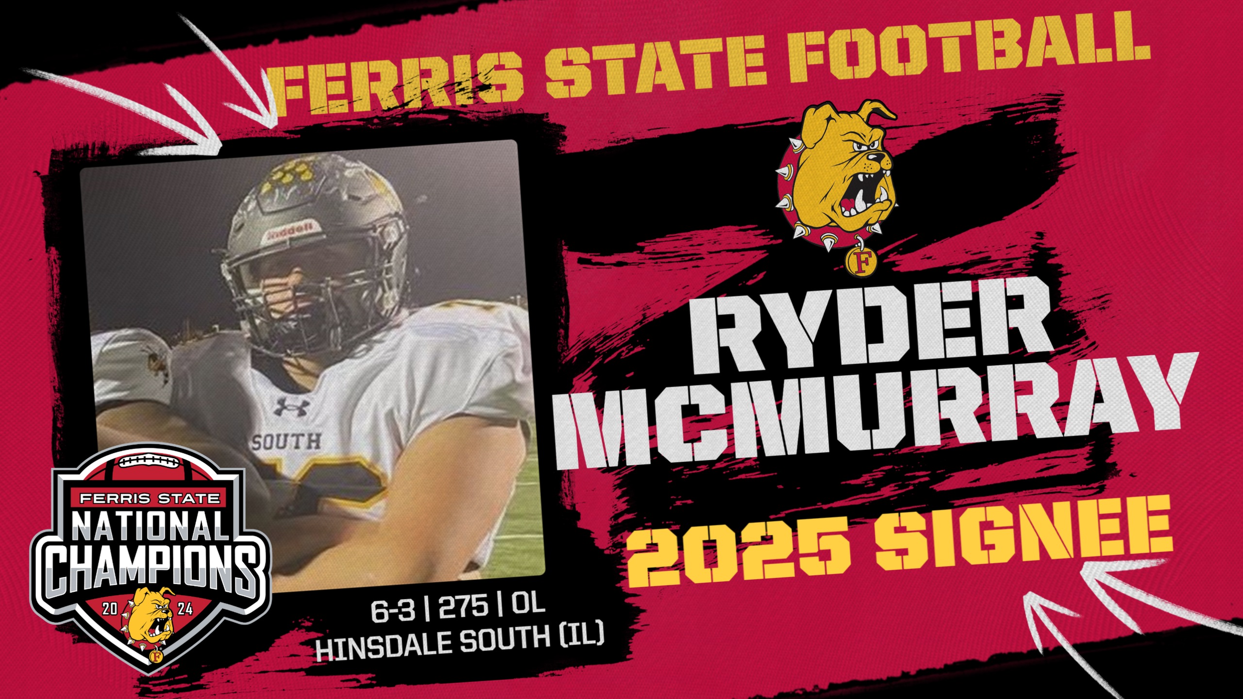 2025 Ferris State Football Signee: Ryder McMurray