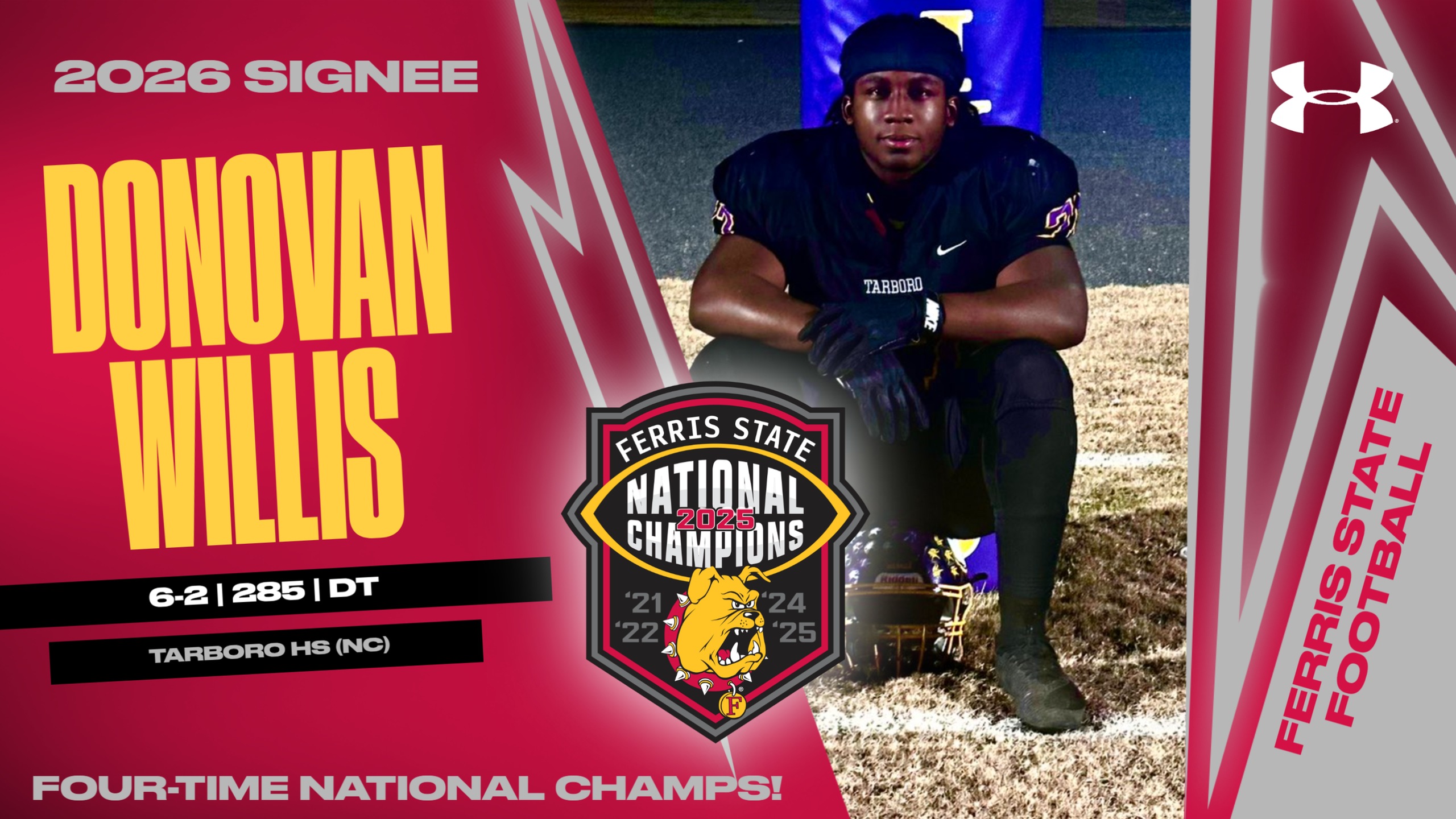 2026 Ferris State Football Signee: Donovan Willis