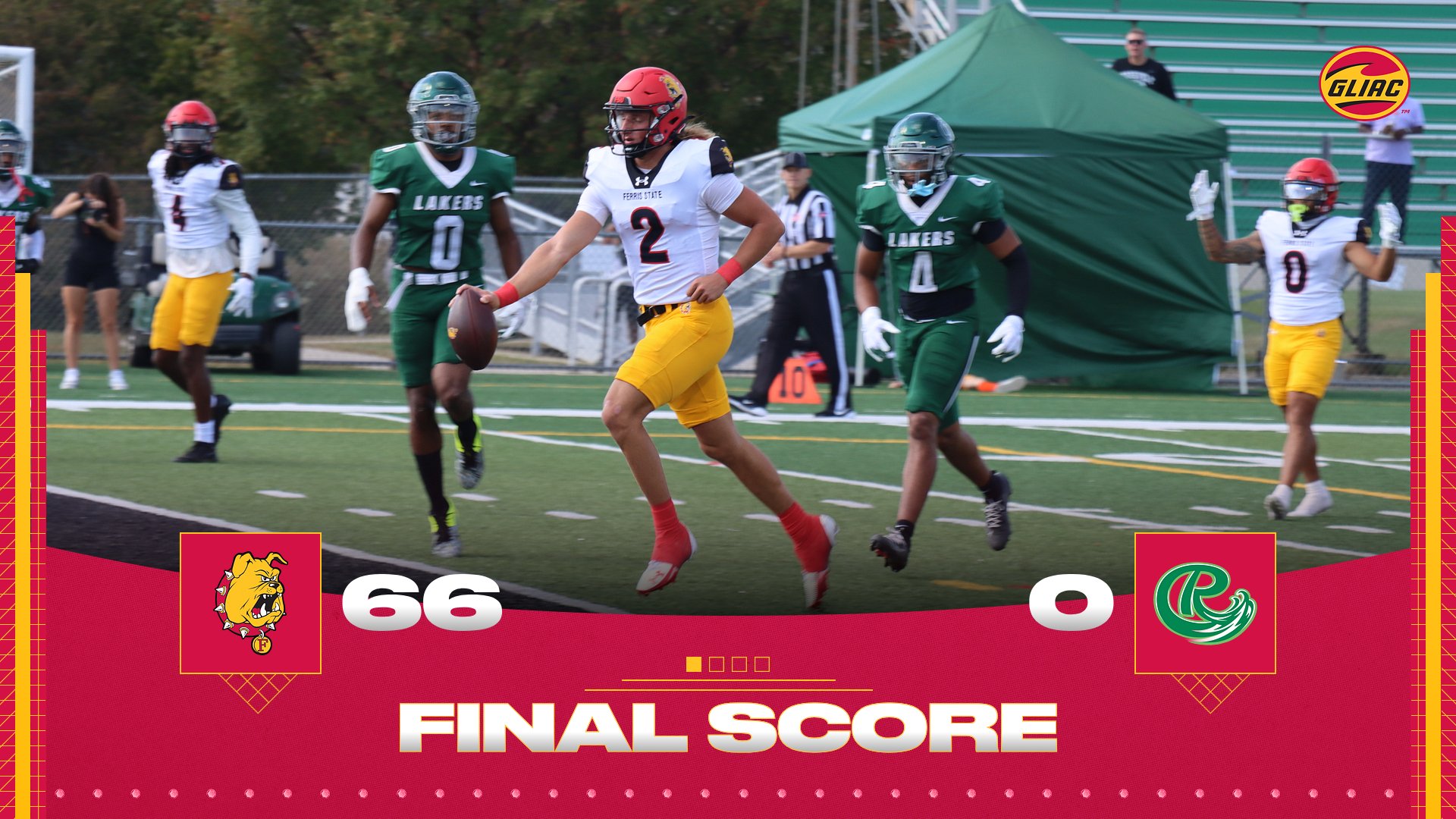 Top-Ranked Ferris State Dominates Roosevelt In Road Victory To Open GLIAC Play
