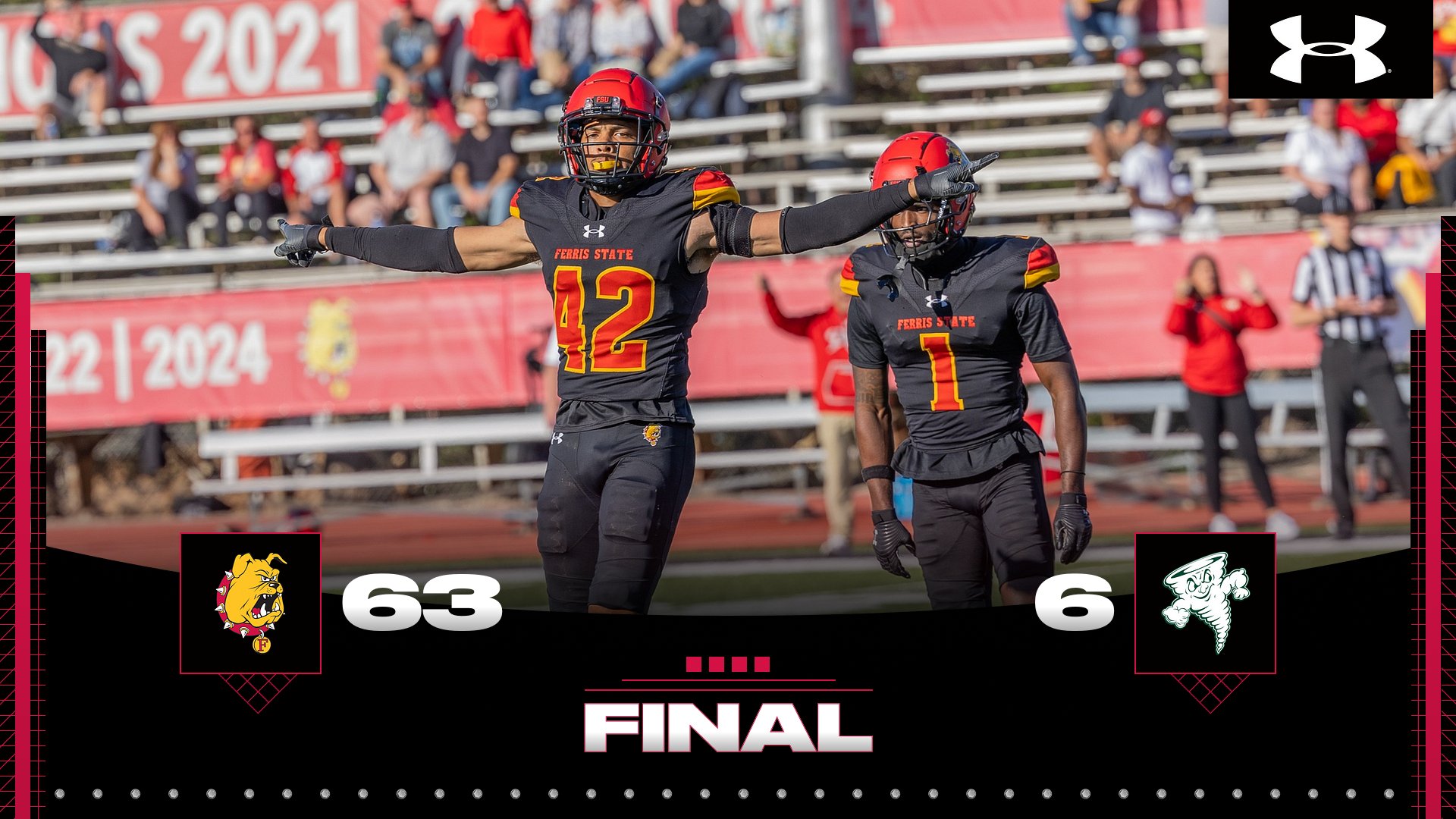 #1 Ferris State Rolls To Impressive Road Victory With Dominating Performance At Lake Erie