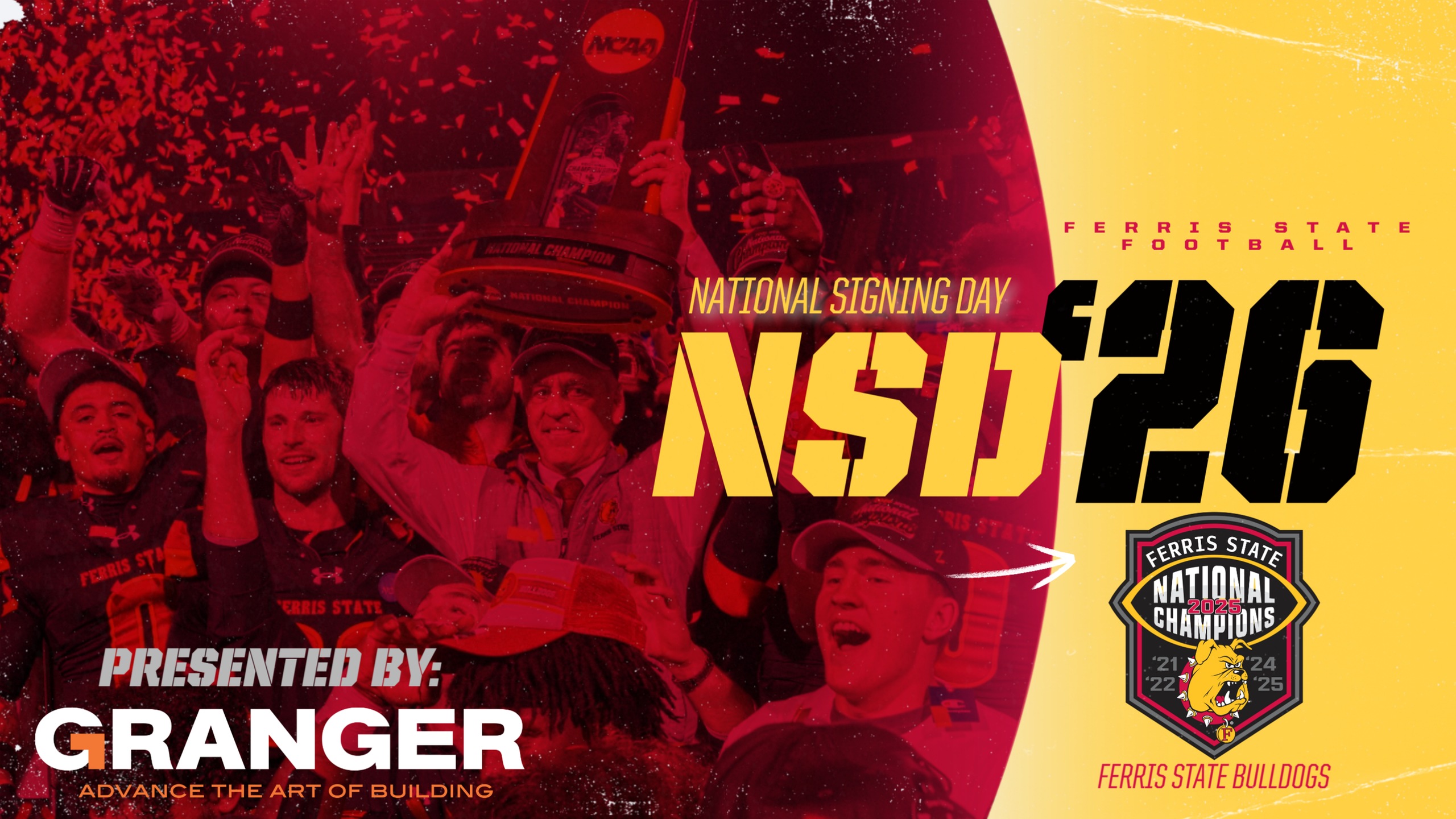 Four-Time NCAA D2 National Champion Ferris State Showcases State & National Brand On National Signing Day