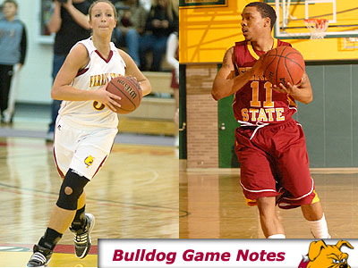 Lindsey Pettit (left) and Darien Gay (right) will be among the Bulldogs in action this week in the U.P. (Photos by Ed Hyde and Mark Hicks, respectively)