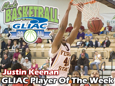 Justin Keenan Earns GLIAC Honor This Week