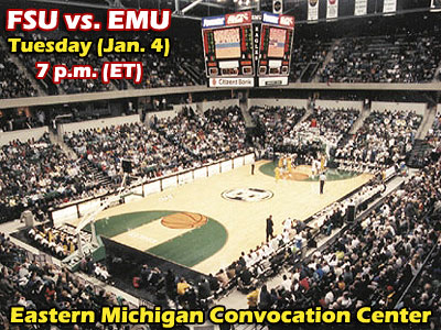 FSU Men To Visit NCAA-I Eastern Michigan