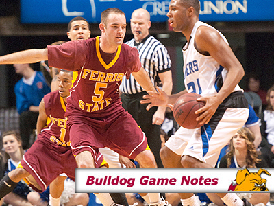 Men's BB Game Notes: GVSU (Feb. 26)