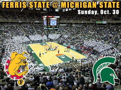 Ferris State Basketball Visits MSU On Sunday