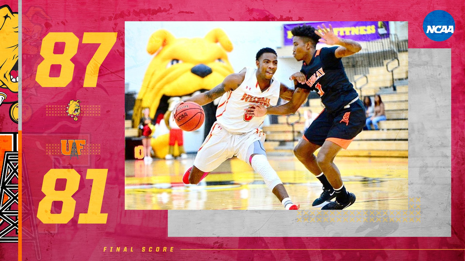 Ferris State Men's Basketball Wins NCAA Tournament Tilt To Advance To Regional Semifinals