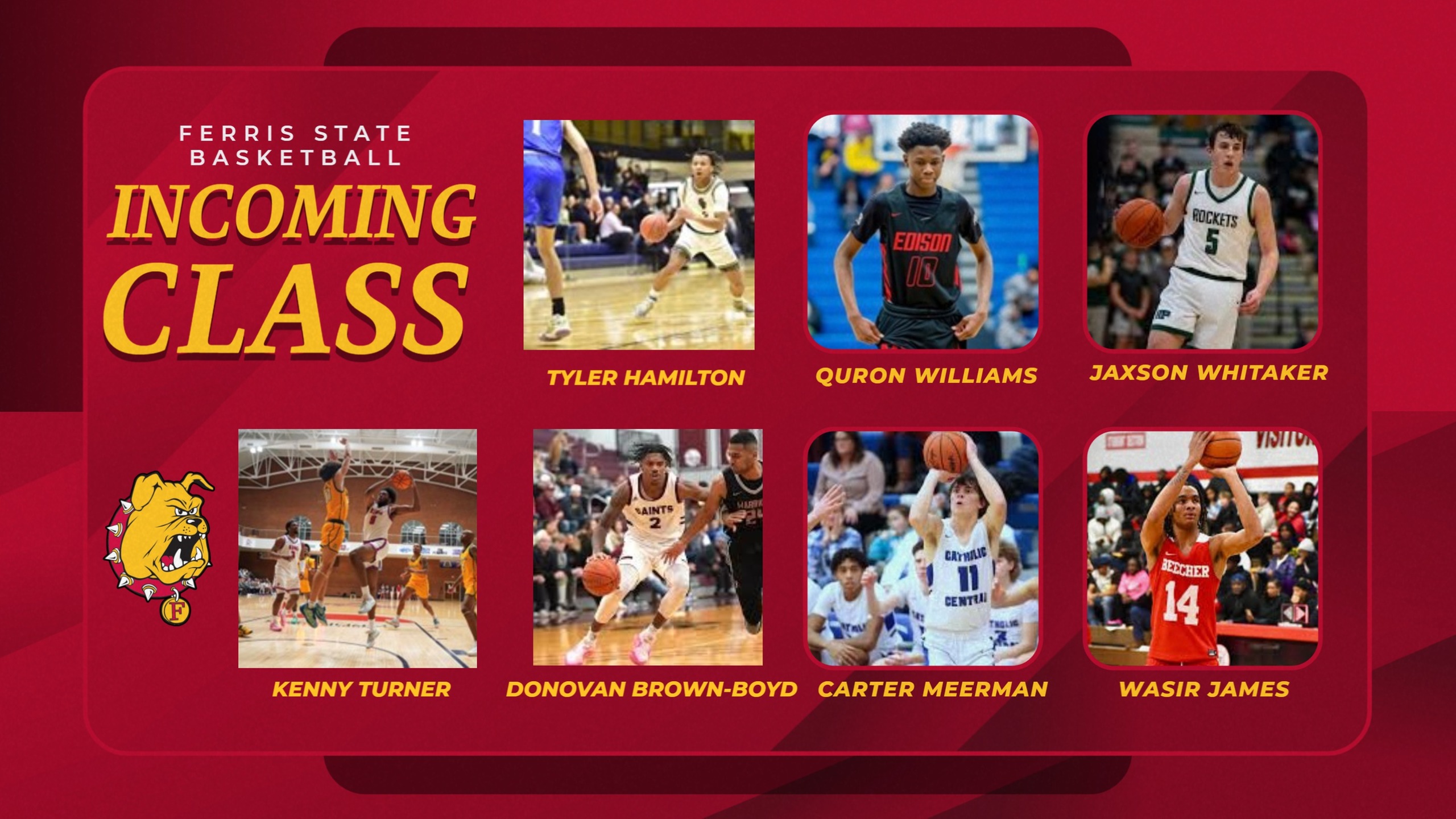 Ferris State Basketball Reloads With Seven Additions Following Elite Eight Season!