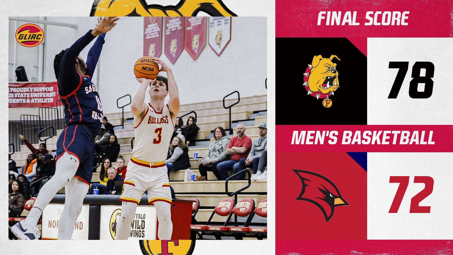 Big Second Half Defensive Effort Lifts Ferris State Over SVSU At Wink Arena
