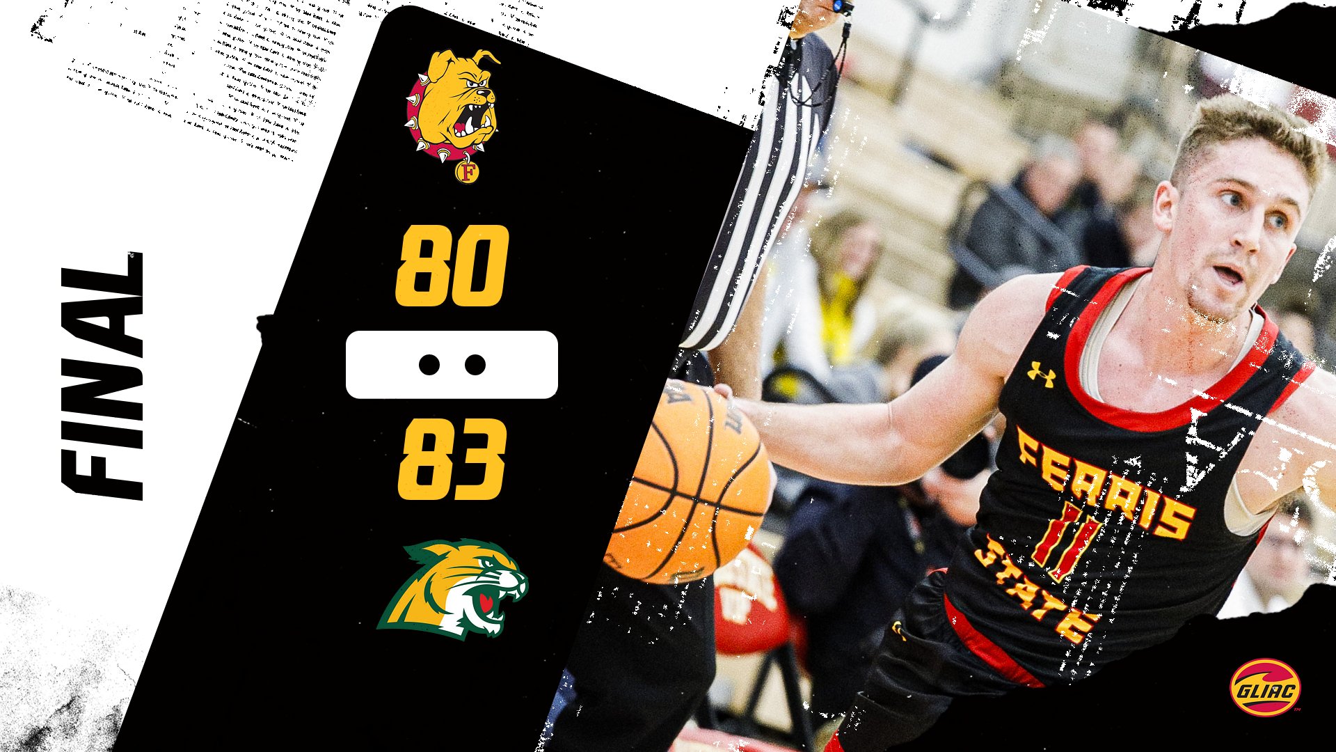 #20 Ferris State Battles To Finish In Tight Setback To League Leader NMU