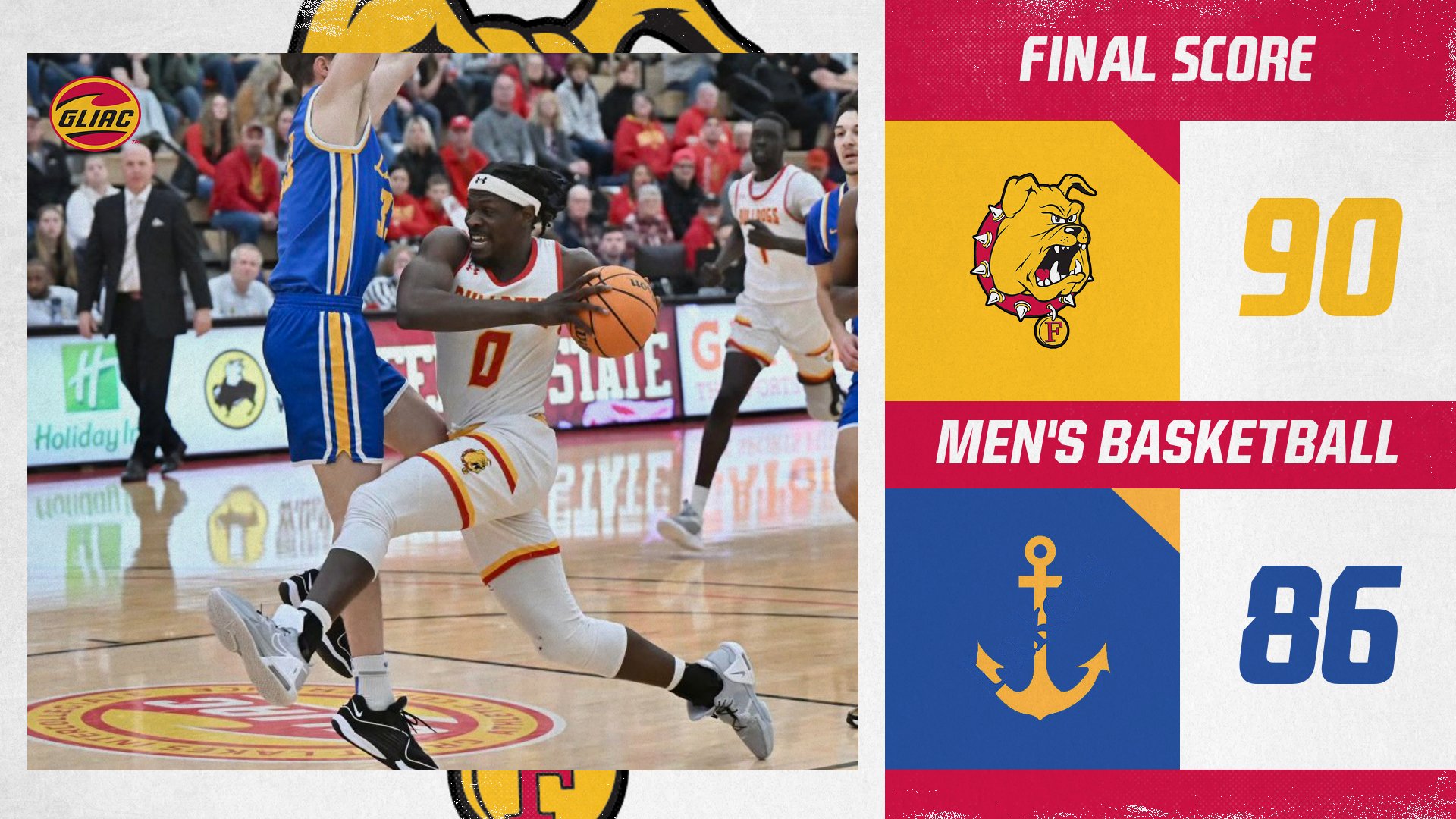 #15 Ferris State Erases Halftime Deficit To Beat Lake Superior State At Wink Arena