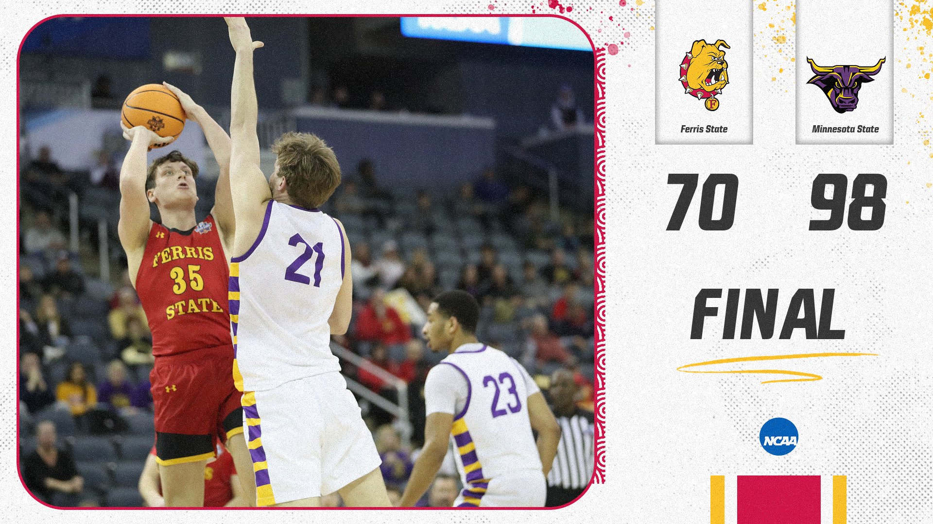 Ferris State's Postseason Run Ends In NCAA Division II Elite Eight In Evansville