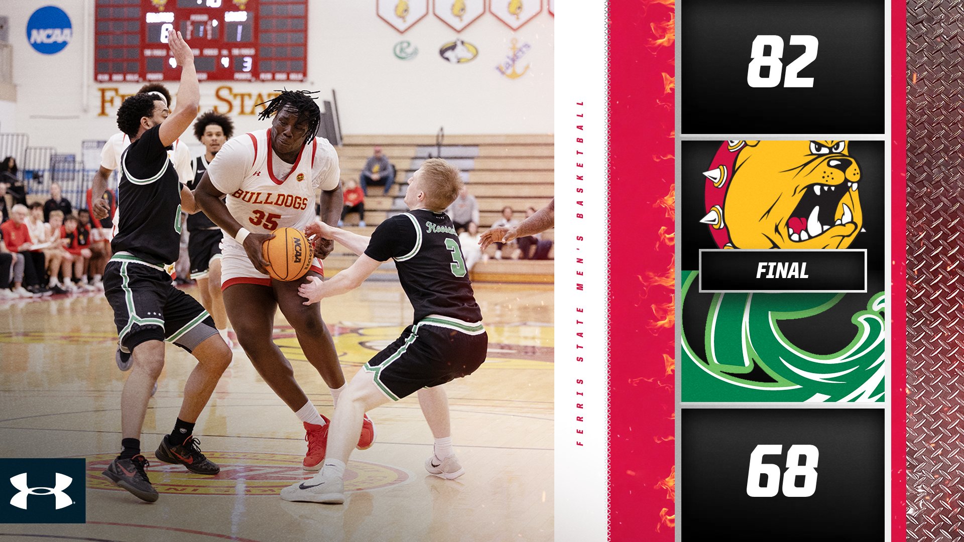 Ferris State Resumes GLIAC Play With Home Win Over Roosevelt