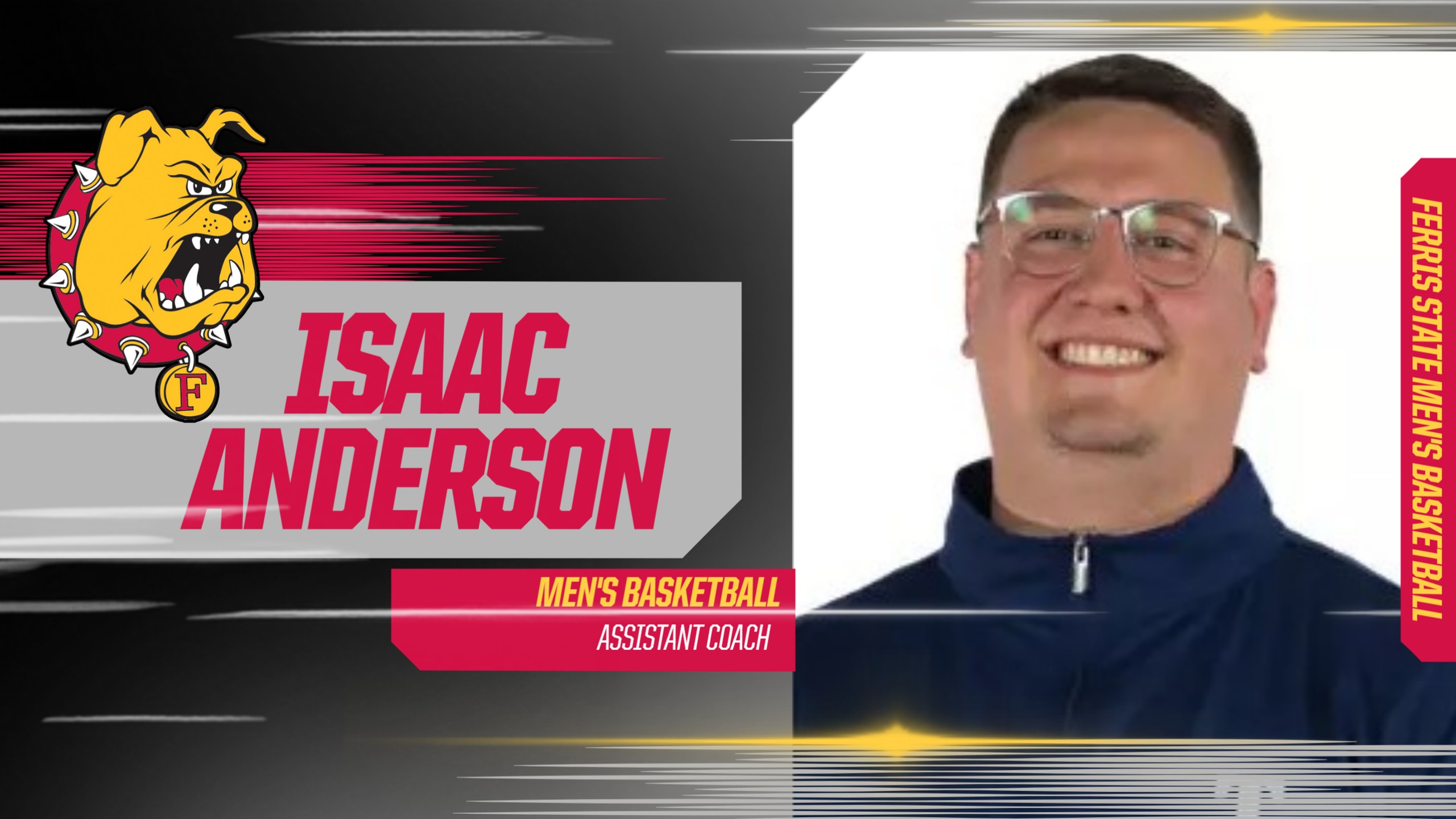 Isaac Anderson Appointed As Ferris State Assistant Men's Basketball Coach