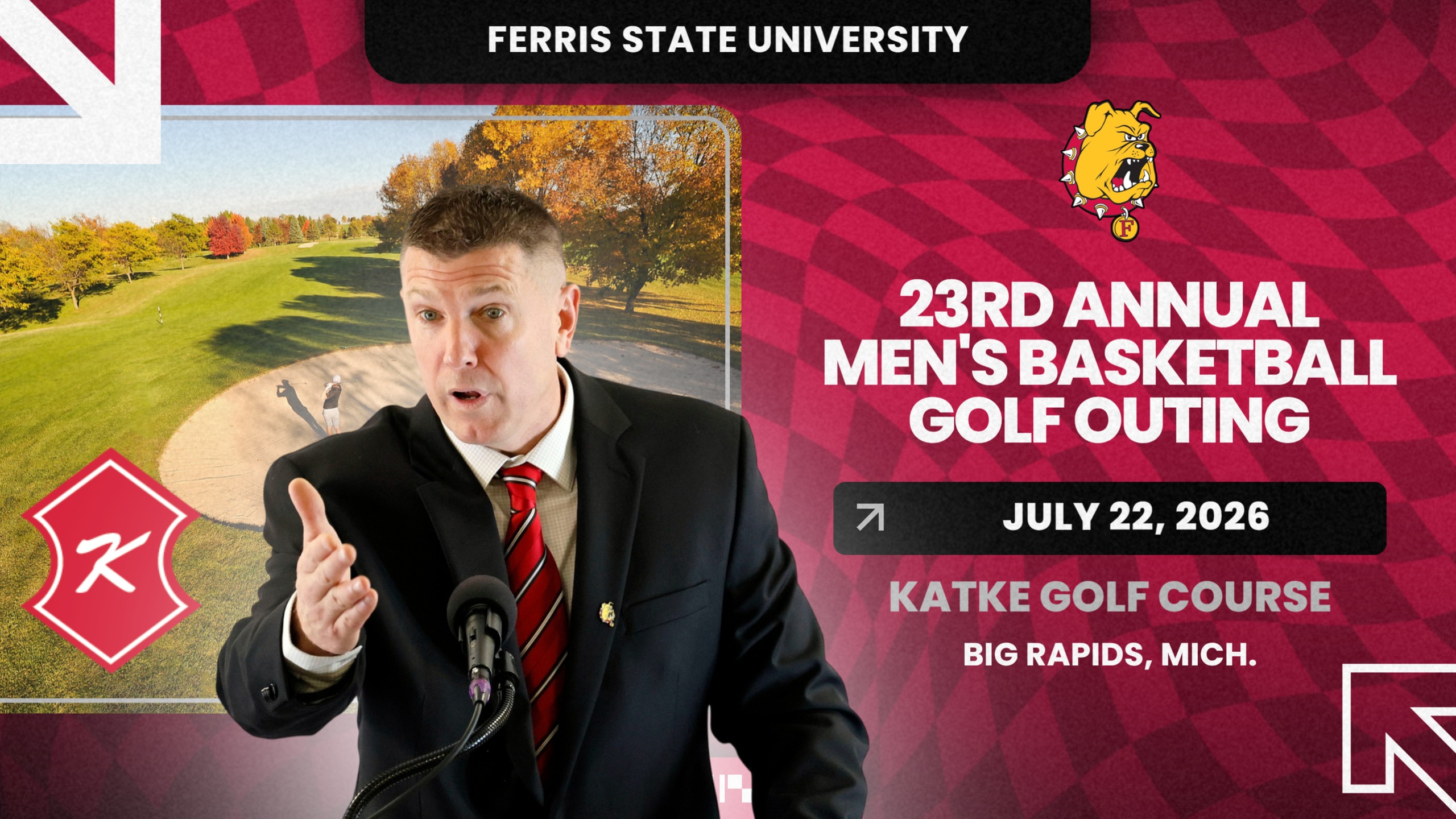 23rd Annual Ferris State Men's Basketball Golf Outing Slated For July 22; Sign Up Now!