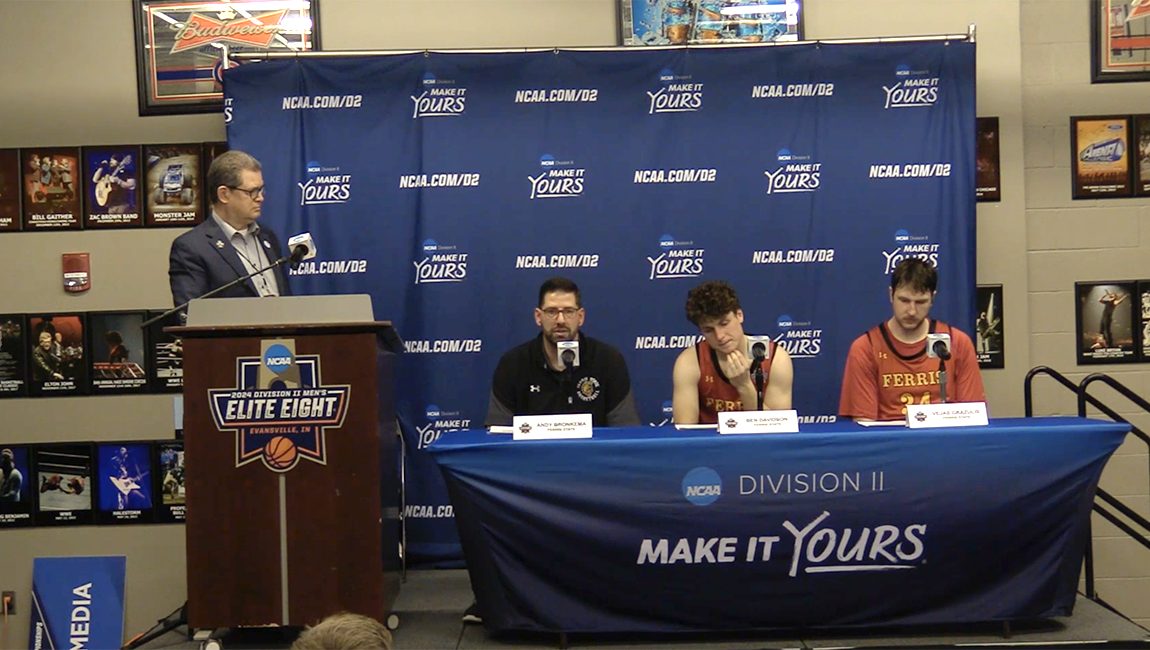 NCAA Elite Eight Postgame Press Conference vs Minnesota State