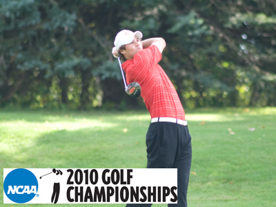 Senior Kurt Valley shot a two-over par 74 in Tuesday's second round is tied for 43rd place.  (Photo by Ed Hyde)