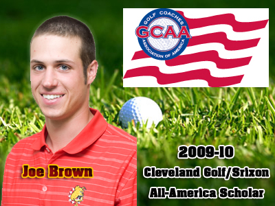 Ferris State's Joe Brown Selected A Cleveland Golf All-America Scholar