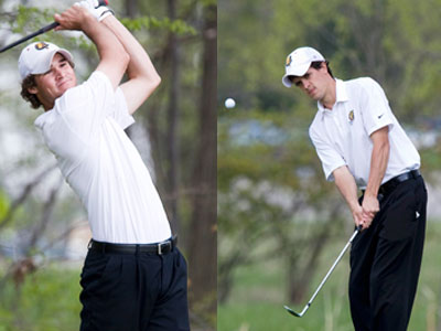 FSU men's golfers Eric Lilleboe (left) and Kurt Valley (right)