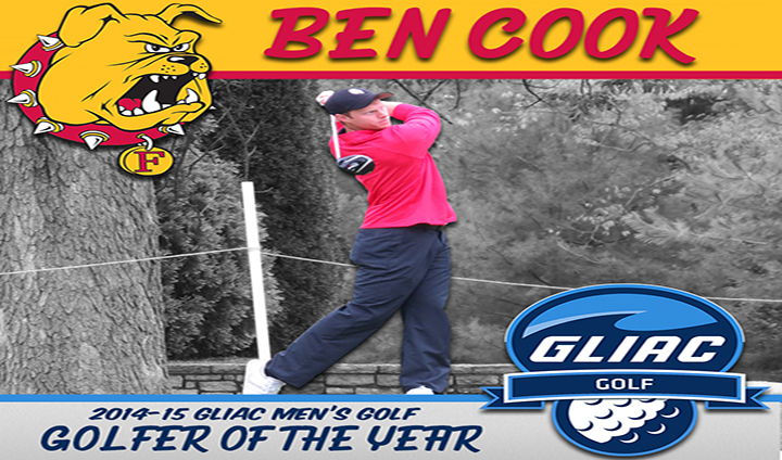 Ferris State's Ben Cook Tabbed As GLIAC's Top Golfer This Season