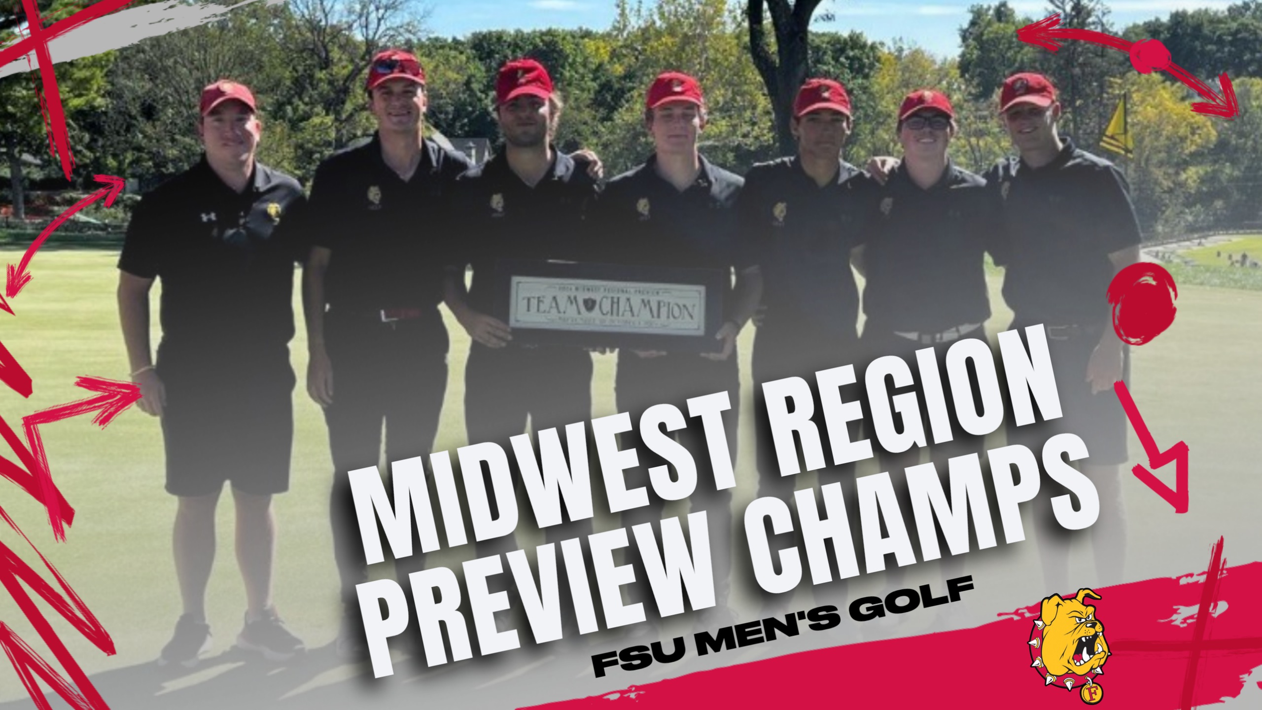 Ferris State Men's Golf Wins Midwest Region Preview In Missouri!