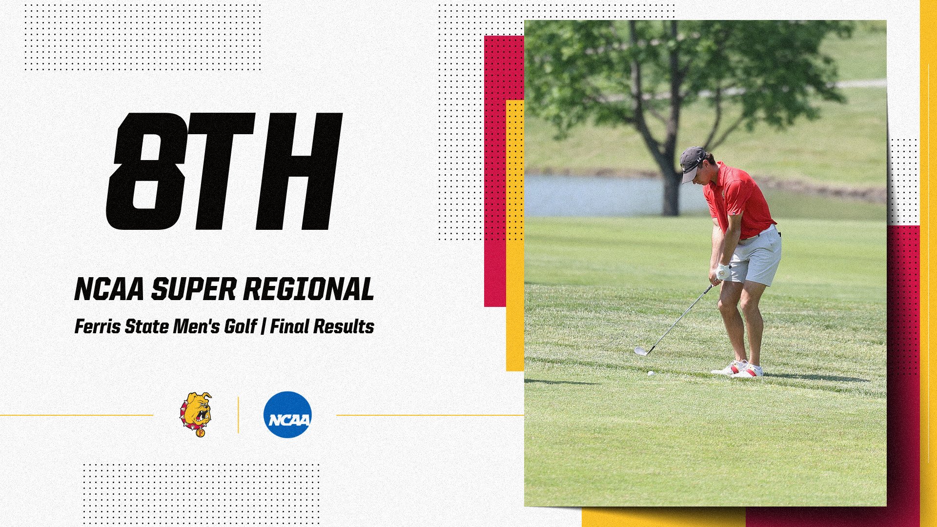 Ferris State Men's Golf Finishes Eighth At NCAA Super Regional Championships