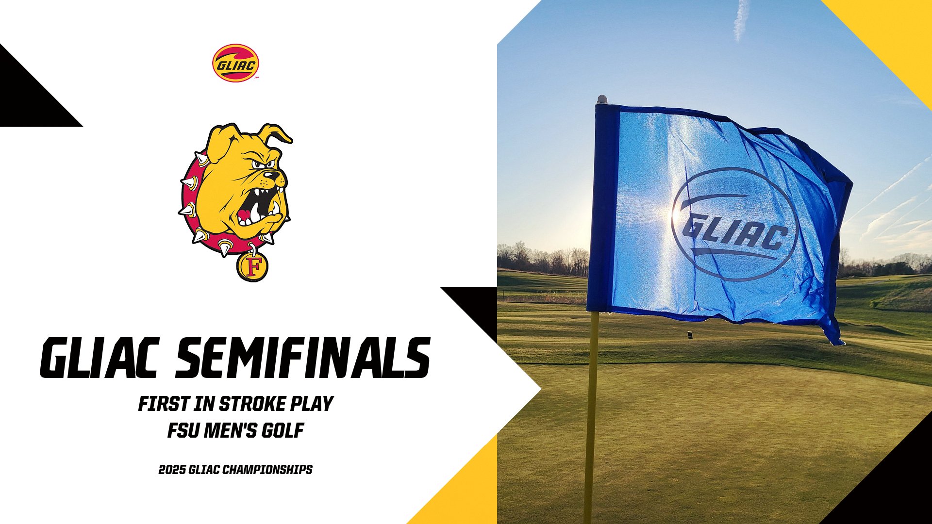 Ferris State Men's Golf Wins Stroke Play Before Falling In Semifinals At GLIAC Championships