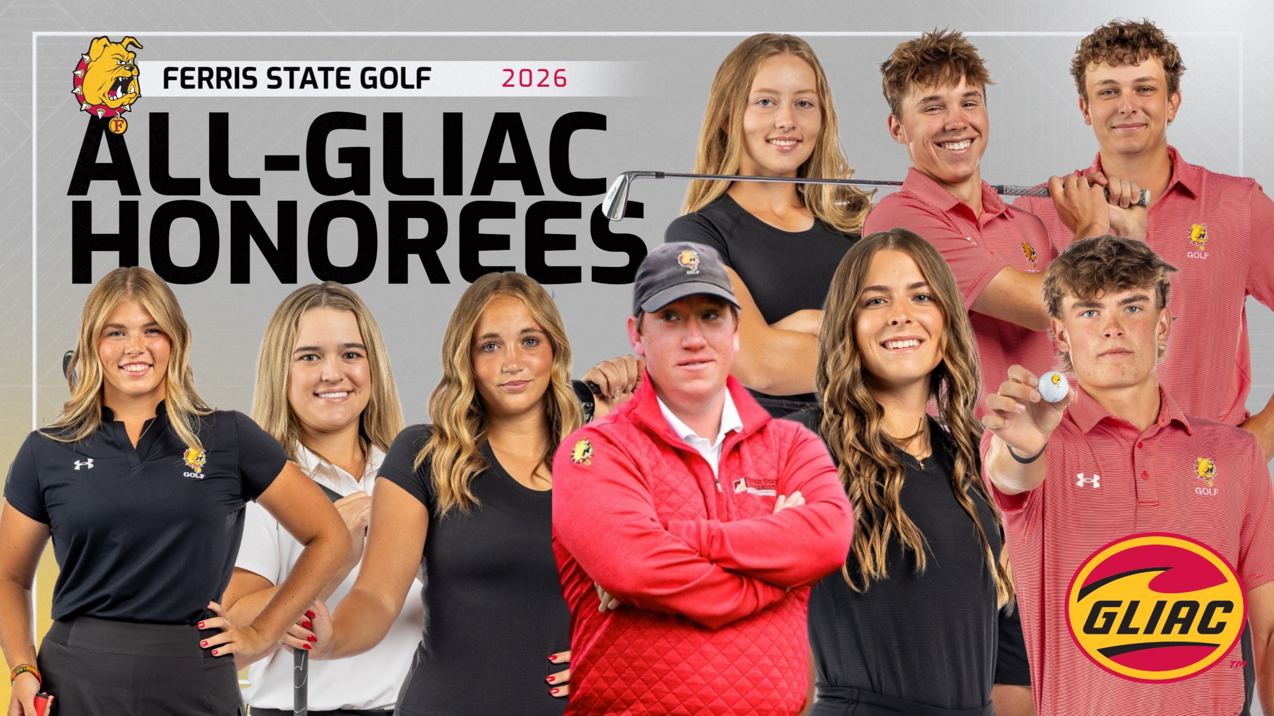 Eight Ferris State Golf Standouts Earn All-GLIAC Honors; Bulldogs Land Three Major League Awards