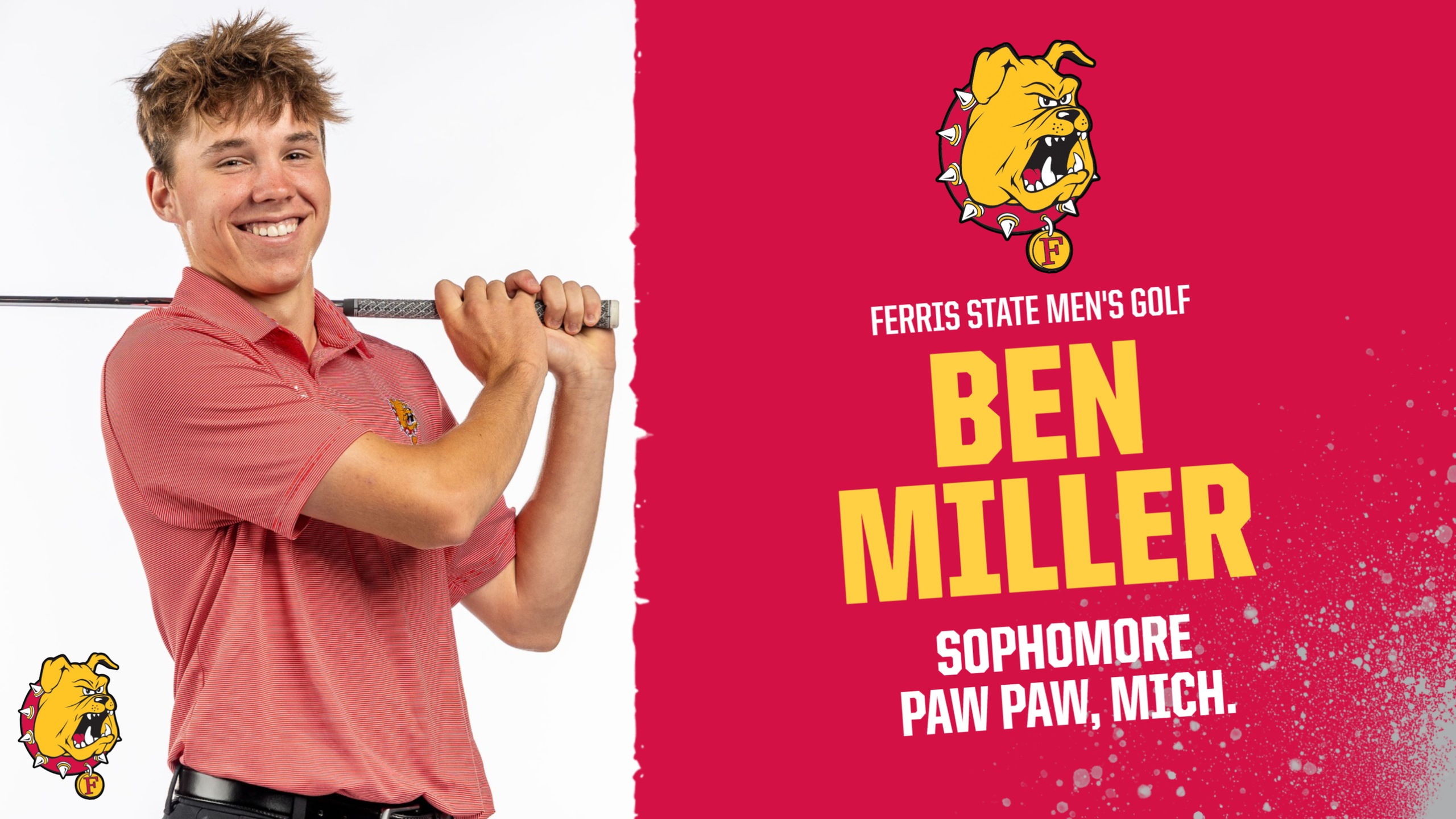 FEATURE: Inspired by his Father&rsquo;s Passion for Golf, Ferris State&rsquo;s Ben Miller Discovers the Sport and Earns Success as a Bulldog