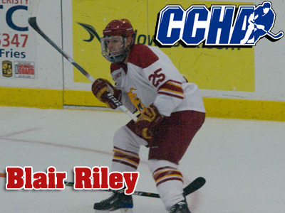 Blair Riley Tapped As CCHA Offensive Player Of The Week