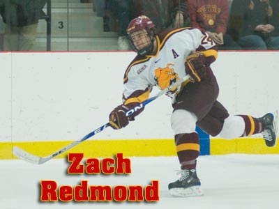 Zach Redmond Named 2009-10 CCHA Preseason All-Conference Honorable Mention