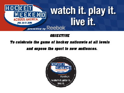 "Hockey Weekend Across America" Scheduled For January 29-31