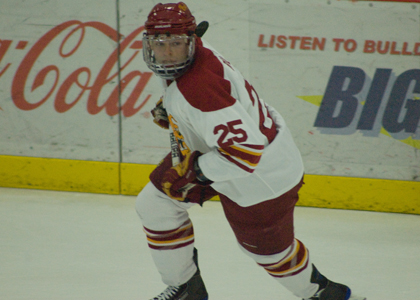 Blair Riley honored as the CCHA's November Player of the Month.