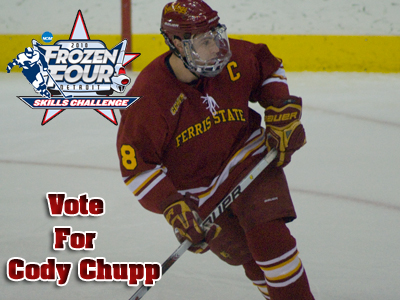 Vote Ferris State's Cody Chupp For Frozen Four Skills Challenge