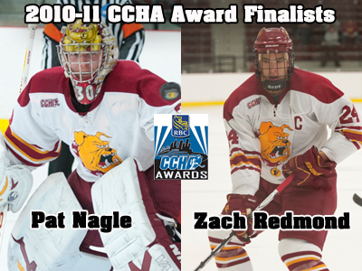 Two Ferris State Skaters Named 2010-11 CCHA Award Finalists