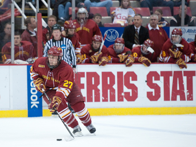 Brett Wysopal and the Ferris State Bulldogs will be tested throughout the 2010-11 season.  (Photo by Ed Hyde)