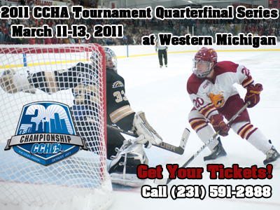 Get Your Tickets For This Weekend's CCHA Tourney Series At Western Michigan