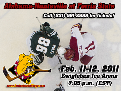Bulldog Hockey Tangles With Alabama-Huntsville This Weekend