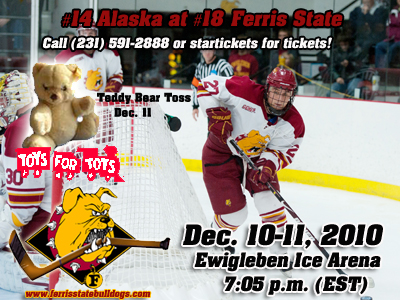 #18 Ferris State Hockey Battles #14 Alaska This Weekend